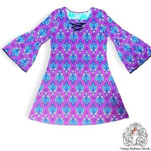 Disney Descendants D-Signed Evil Queen Youth large 14/16 Flare Purple Mal Dress